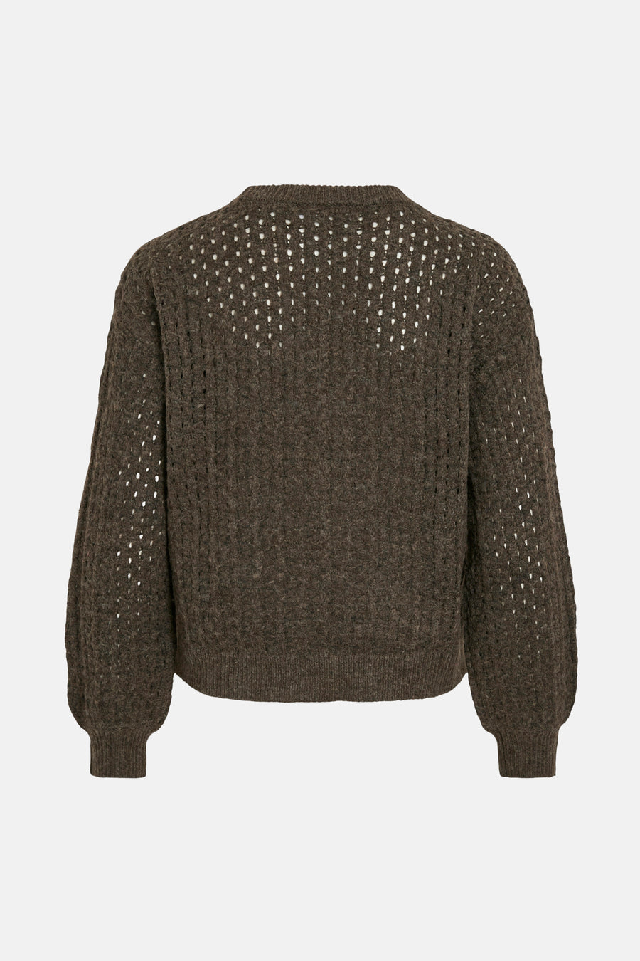 Pull met ronde hals - bruin - VILA®