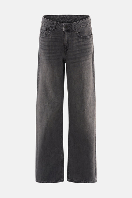 Jeans wide mid grey denim - VILA®