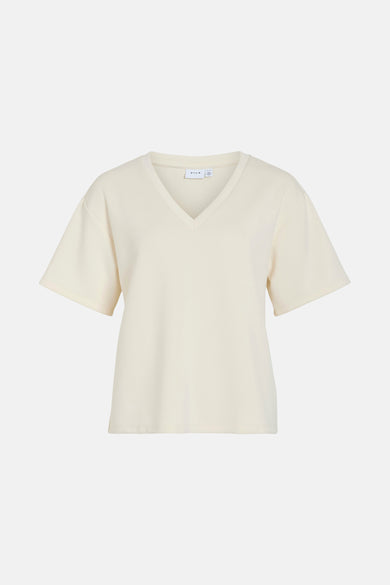 VISIFFI V-NECK 2/4 TOP/R/PB