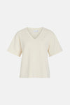 VISIFFI V-NECK 2/4 TOP/R/PB