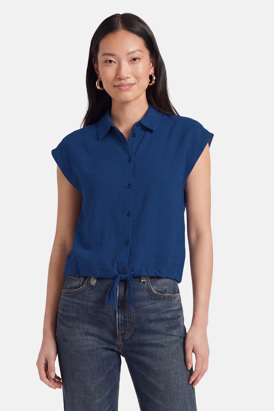Hemd met korte mouwen - blauw