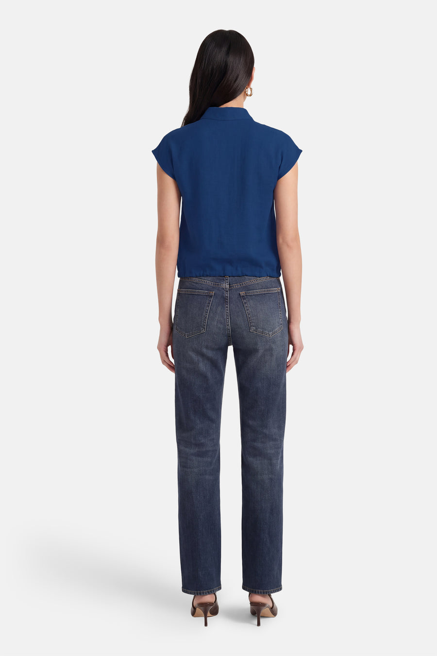 Hemd met korte mouwen - blauw