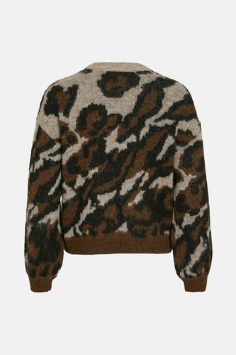 Pull met ronde hals - bruin - VILA®