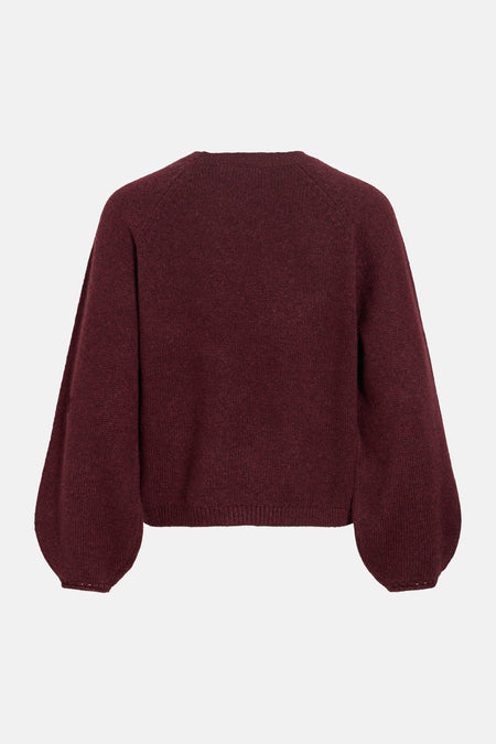 Trui met ronde hals rood - VILA®
