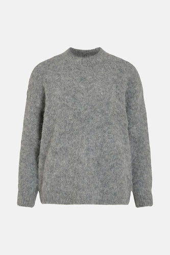 Pull met ronde hals - grijs - VILA®