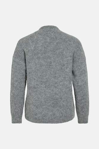 Pull met ronde hals - grijs - VILA®