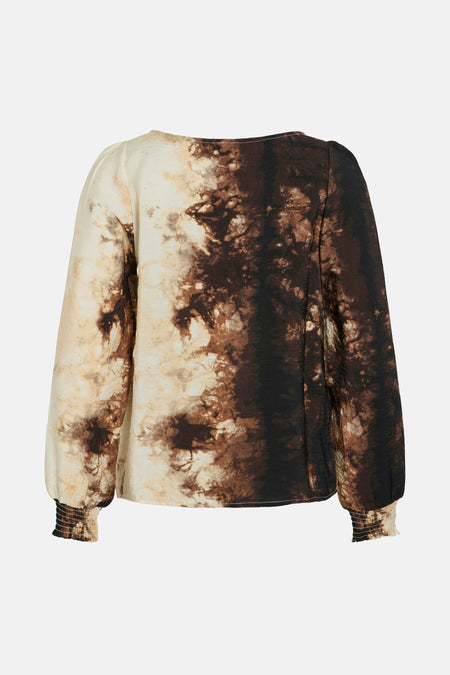 VIMAYA MI BOATNECK L/S TOP/LN