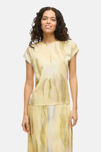 T-shirt met korte mouwen - geel