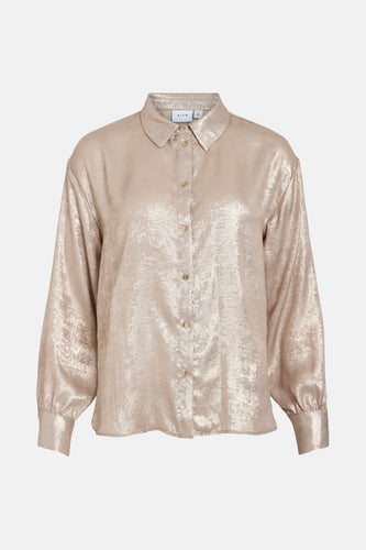 Hemd met lange mouwen - beige