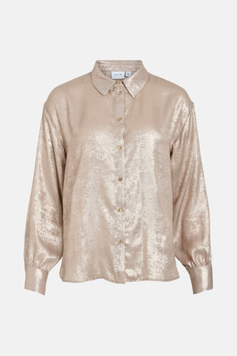 Hemd met lange mouwen - beige - VILA® - 2