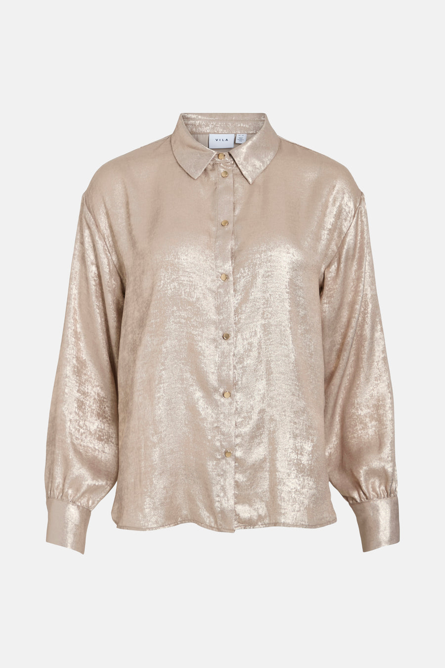 Hemd met lange mouwen - beige - VILA® - 1