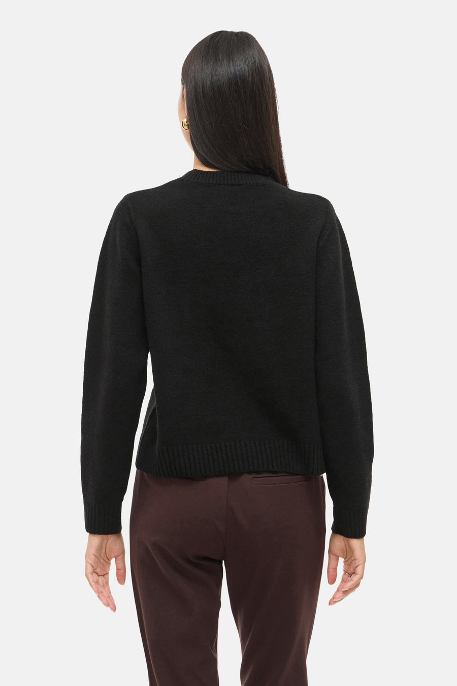 Pull met ronde hals - zwart - VILA® - 3