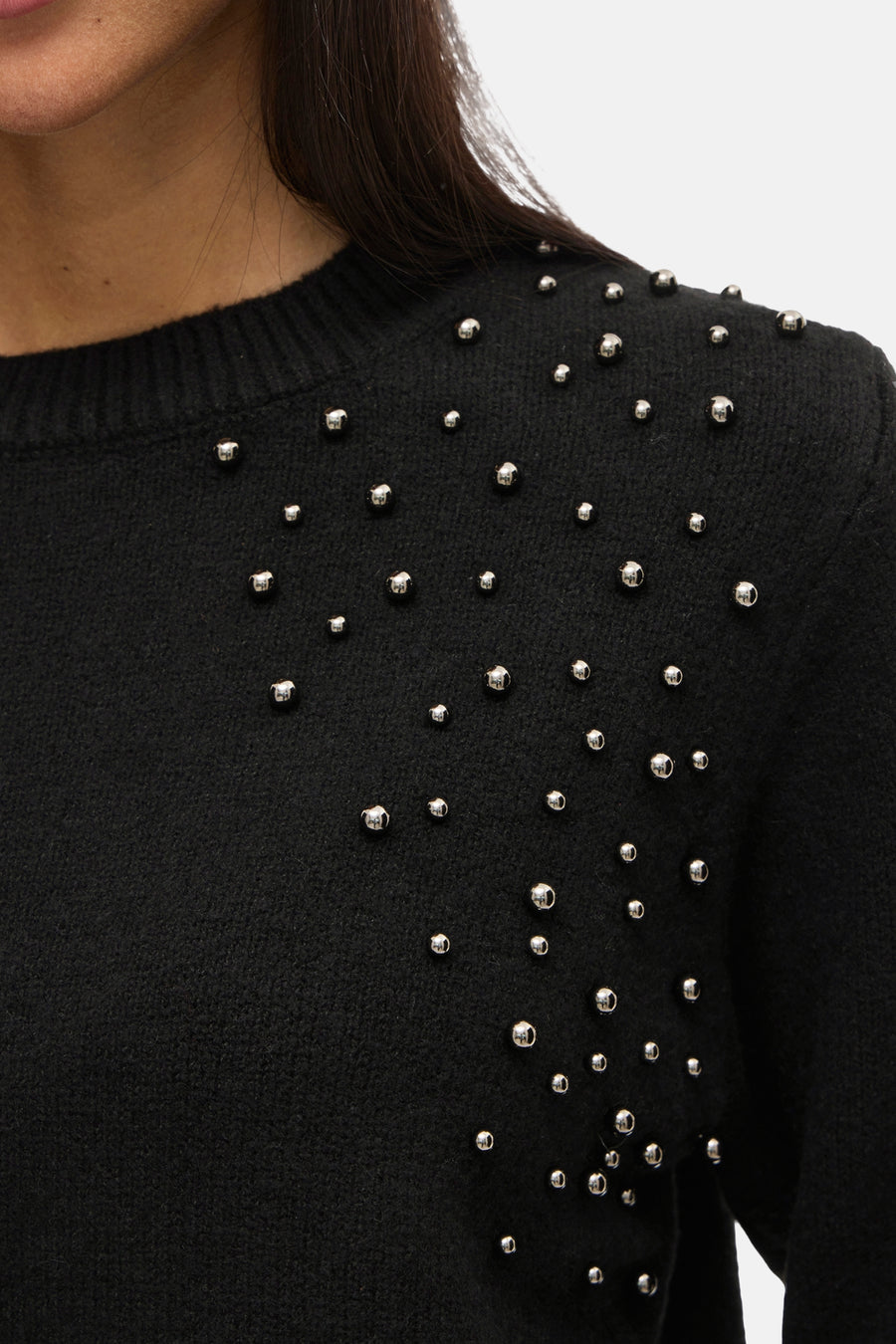 Pull met ronde hals - zwart - VILA® - 4