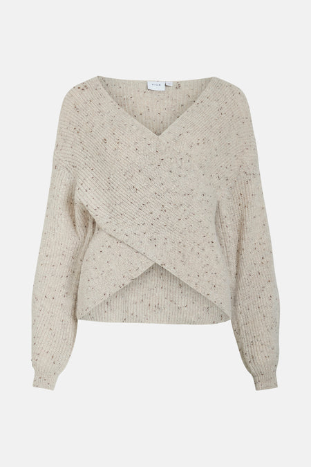 VIMILOU REV L/S GLITTER KNIT TOP