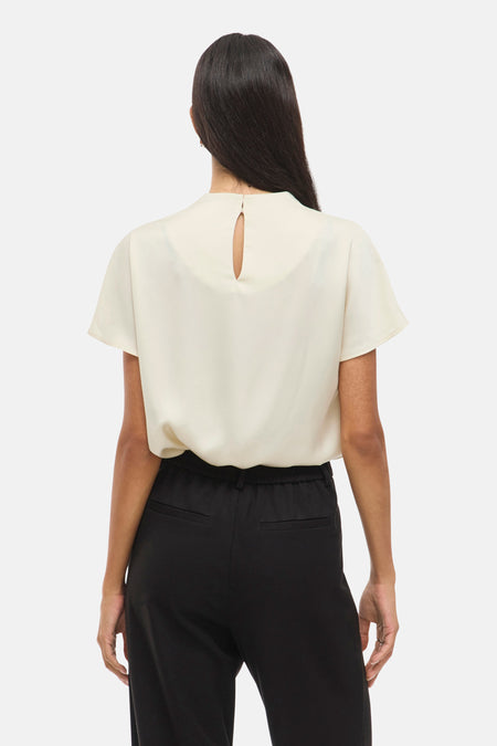 Blouse (korte mouwen) ecru - VILA®