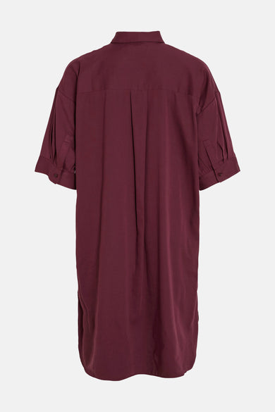 VIALRUNI 2/4 MIDI LOOSE SHIRT DRESS