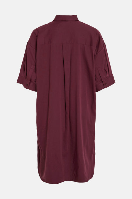 VIALRUNI 2/4 MIDI LOOSE SHIRT DRESS