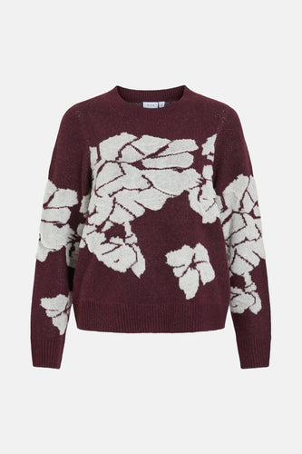 Trui met ronde hals paars - VILA® - VILA®