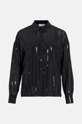 Hemd met lange mouwen - zwart - VILA®