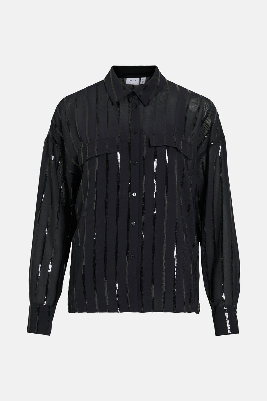 Hemd met lange mouwen - zwart - VILA®