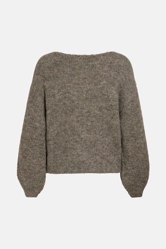 Trui met ronde hals bruin - VILA®