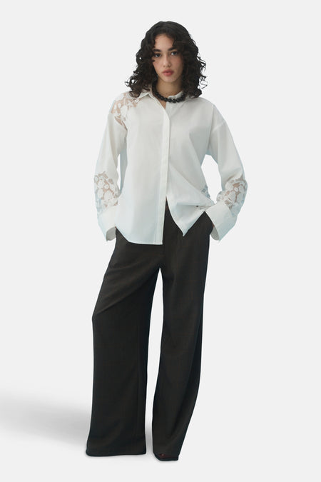 VICAMINA L/S LACE SHIRT/BFS