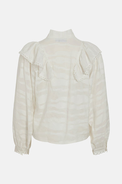 VIHALLI L/S FLOUNCE TOP