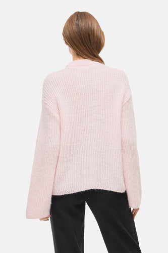 Pull met ronde hals - roze - VILA®