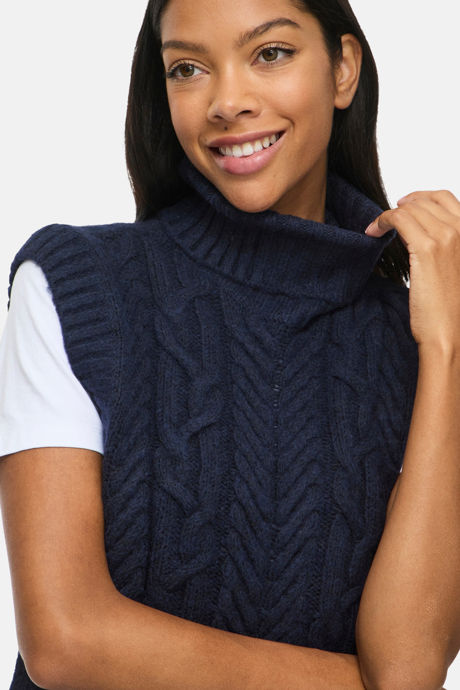 Dames tops pull zonder mouw bleu - VILA®