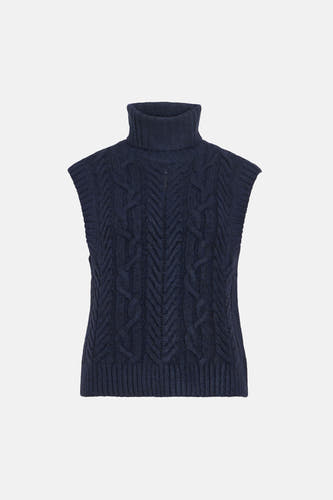 Dames tops pull zonder mouw bleu - VILA®