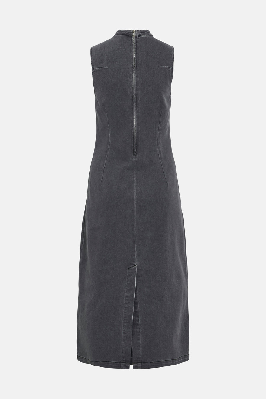 VINONA S/L MIDI DENIM DRESS