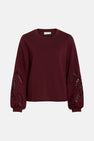 Sweater O hals - Bordeaux