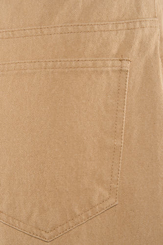 Beige gekleurde jeans van VILA® met een achterzakdetail en stiksels in de stof.
