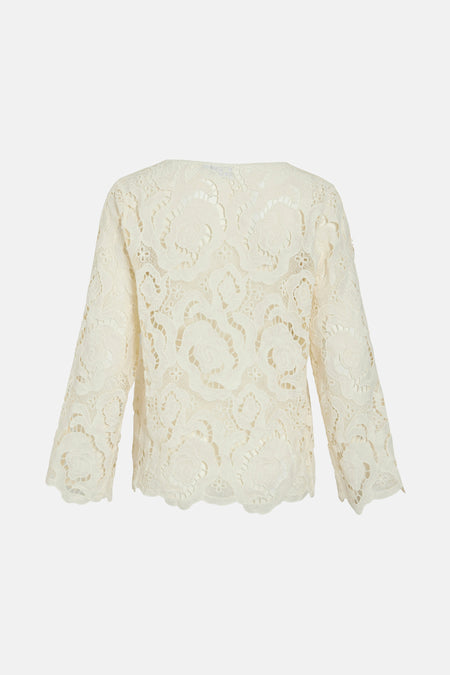 VIFAYA L/S LACE TOP