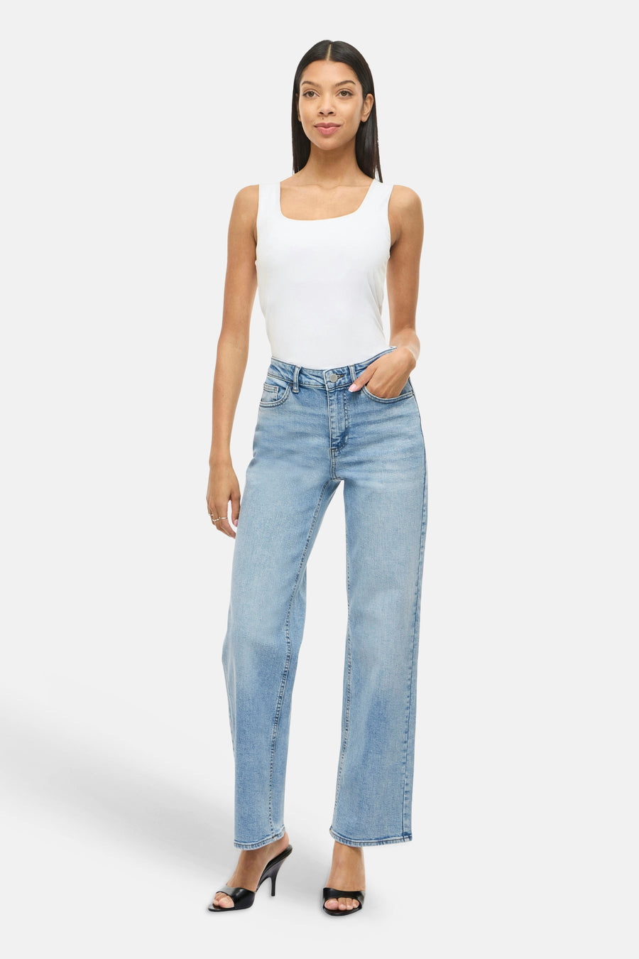 Jeans straight light blue denim - VILA®