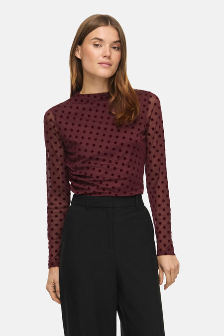 T-shirt (lange mouwen) rood - VILA®