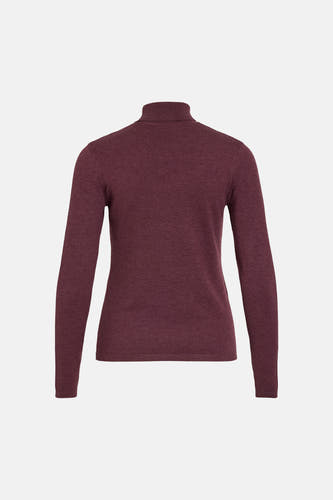 Trui met rolkraag rood - VILA®