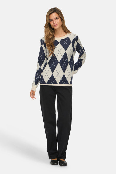 Pull col O beige - VILA®