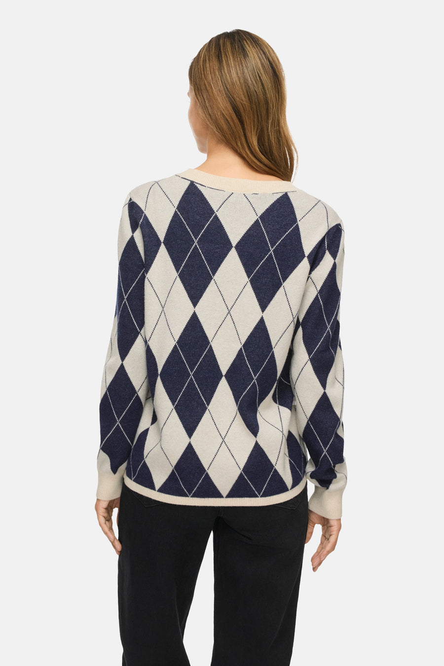 Pull col O beige - VILA®
