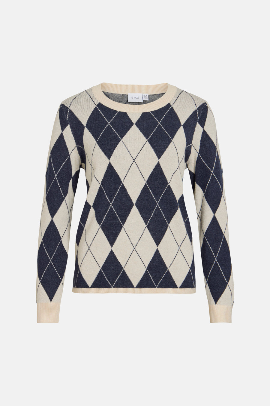 Pull col O beige - VILA®