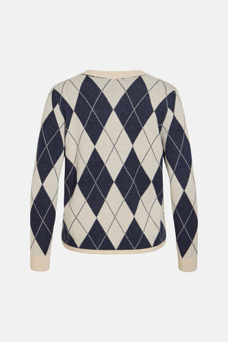 Pull col O beige - VILA®