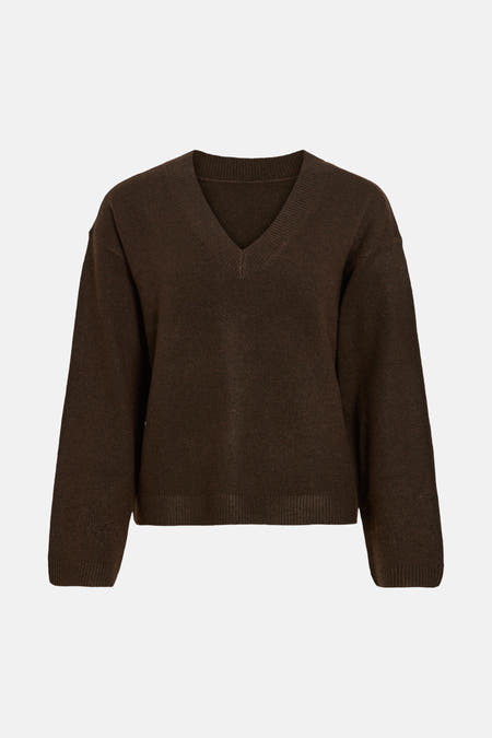 Pull col V - Coffee Bean