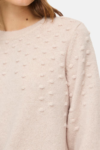 Pull col O Écru - VILA®