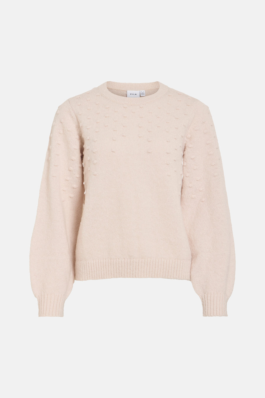 Pull col O Écru - VILA®