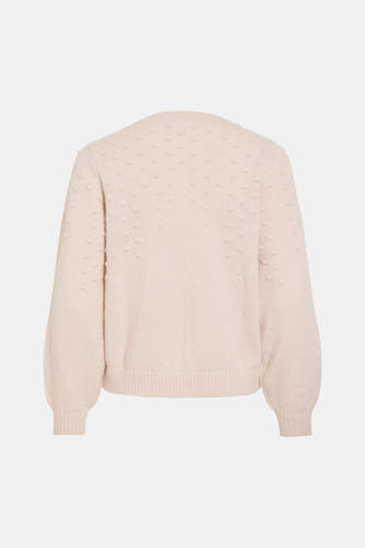 Pull col O Écru - VILA®