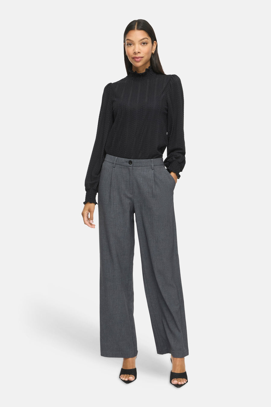 Blouse (lange mouwen) zwart - VILA®