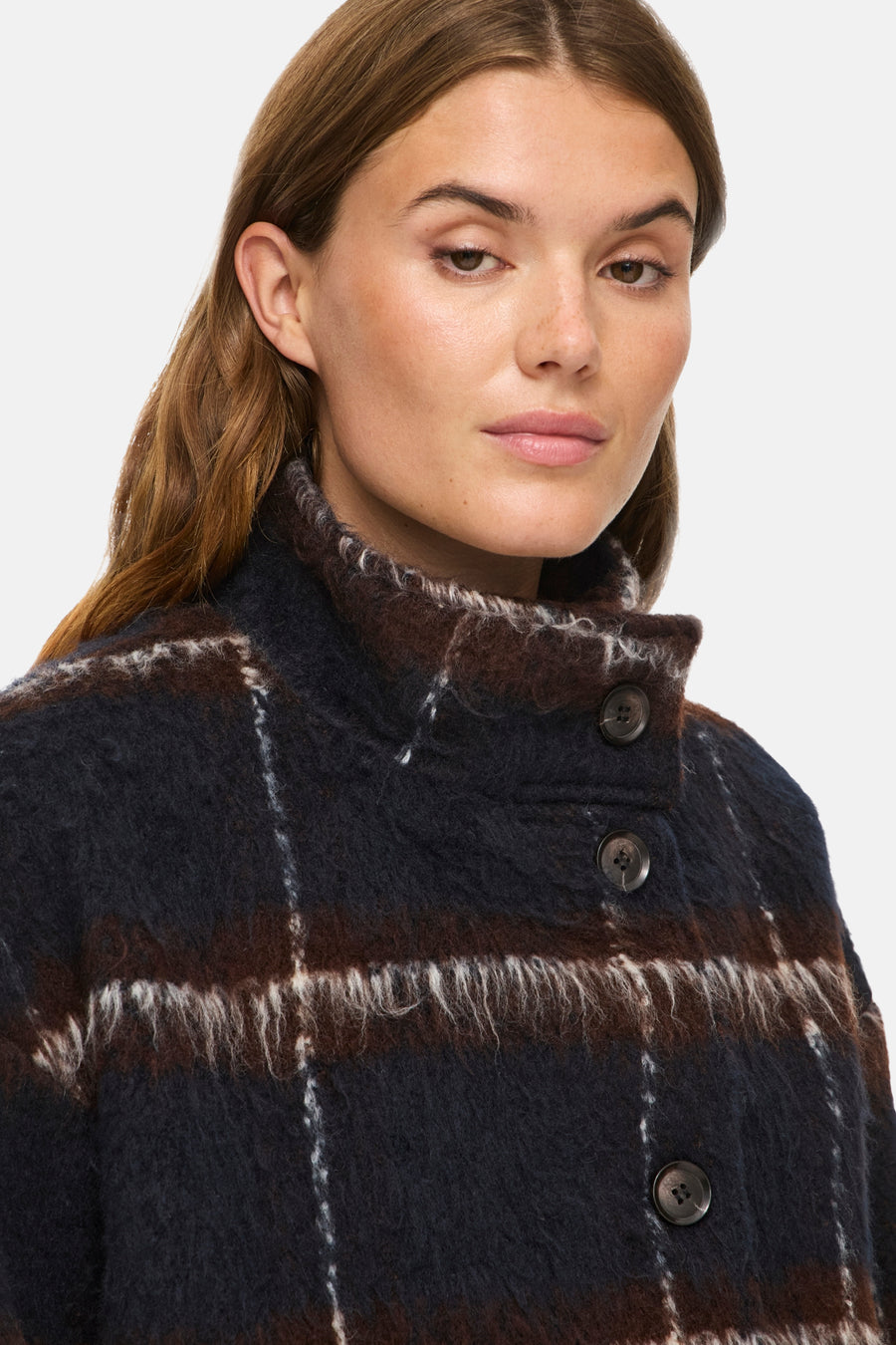 Korte jas blauw - VILA®