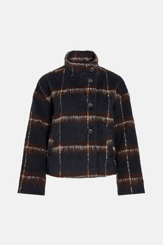 Korte jas blauw - VILA®