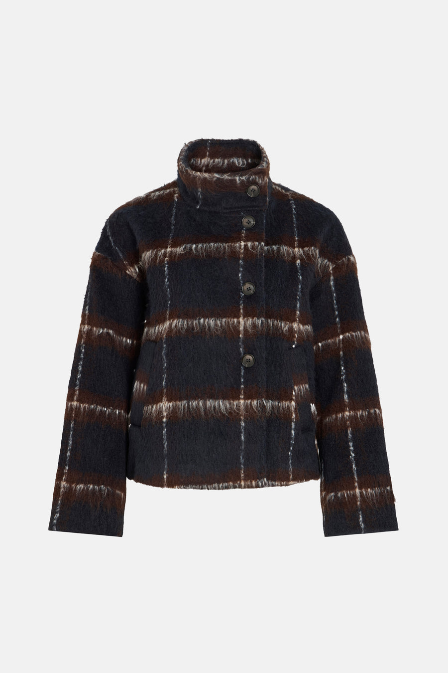 Korte jas blauw - VILA®