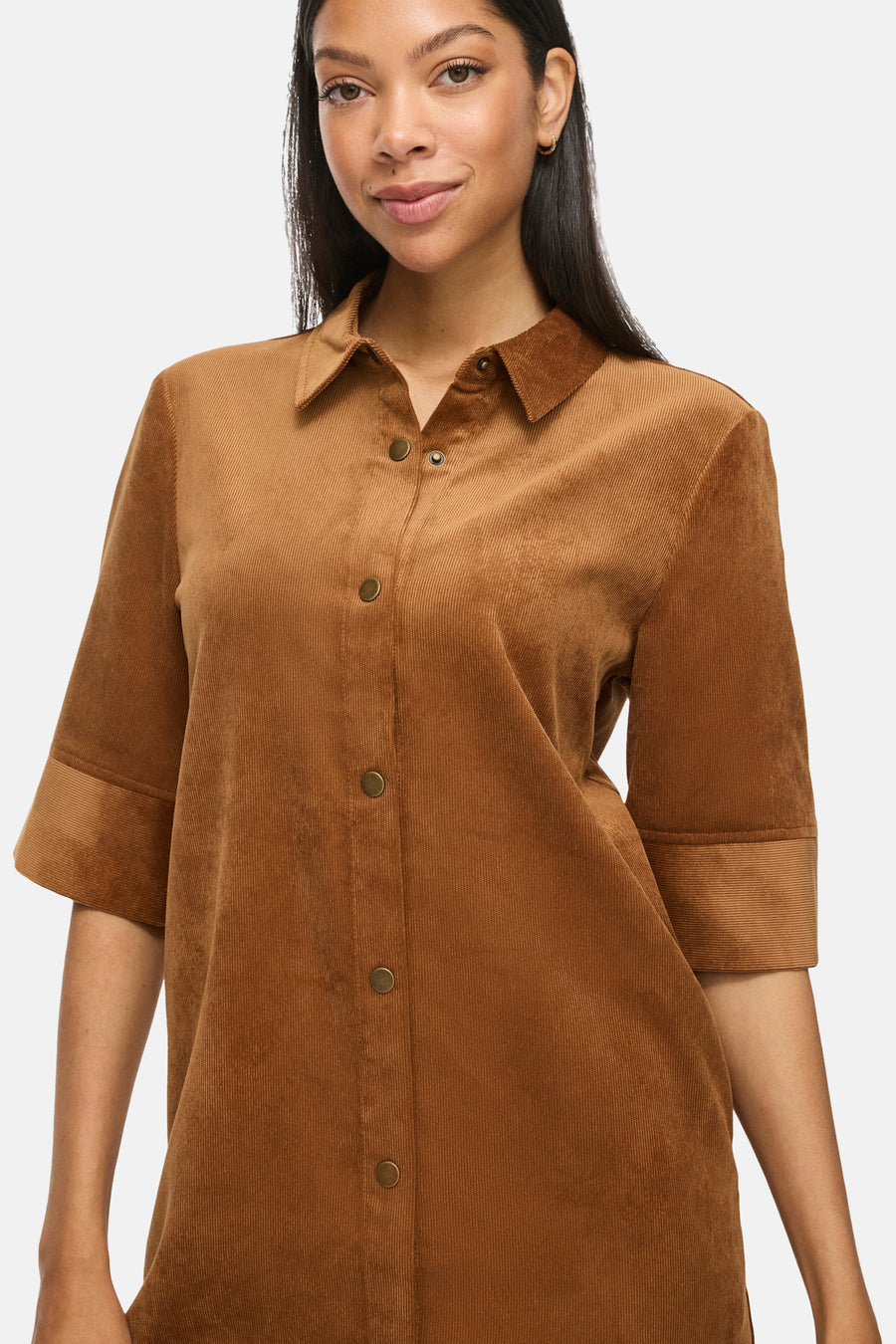 Robes manches courtes cognac - VILA®